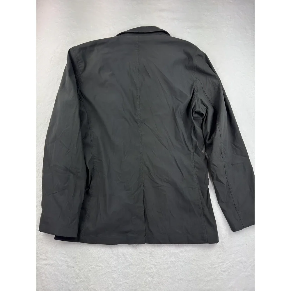 Eddie Bauer Blazer‎ Mens 42 Gray Travex Three Button Travel Jacket